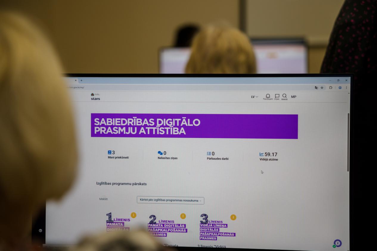 Teju 17 tūkstoši iedzīvotāju visā Latvijā pilnveidojuši digitālās prasmes