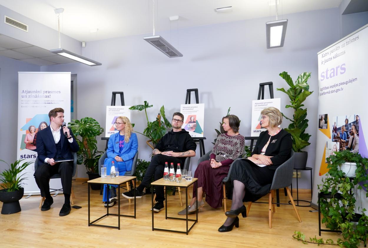 VIAA ar jauno kampaņu aicina pieaugušos “atjaunināt sevi” un veidot individuālos mācību kontus