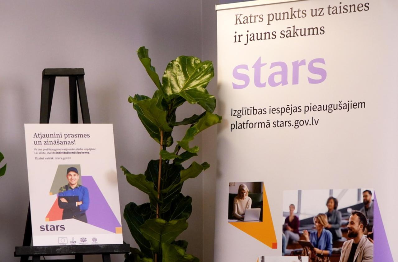 Platformā STARS izveidoti jau 46 000 mācību kontu – pieaugušie vēlas apgūt digitālās prasmes un MI rīku izmantošanu